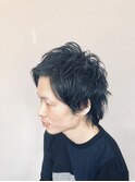 ミディアムパーマスタイル