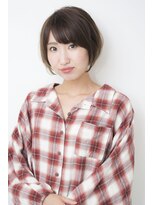 ハナブサ 田上店(HANABUSA)&nbsp;大人かわいい☆小顔ひし形ショートボブ