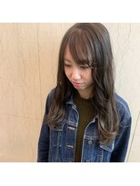 ヘアメイク マルナ 大通店(HAIR MAKE MALUNA) 【MALUNA 嵐】大人かわいい グレージュ×レイヤーstyle