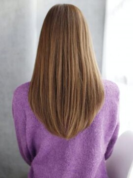 ウル 吉祥寺(ulu) 透け感ベージュのナチュラルストレート