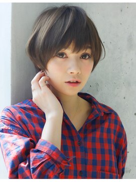 アフロート ギンザ(AFLOAT GINZA) 【小鳥居】大人可愛い艶カラーショート30代40代50代