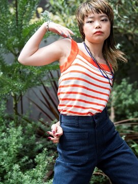 リブロ 三軒茶屋(LIBRO) カジュアル系×ウルフカット