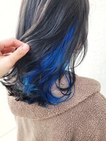 ゴットラトゥール(GOTTO LATOUR)&nbsp;ブルーブラック×インナーイメチェン推しカラー黒髪小顔カット