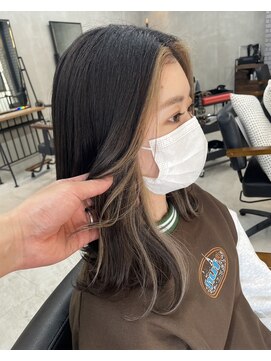 イキプラスディードットログ 大和八木駅前店(ikii+D.Log) フェイスフレーミング×インナーカラー　奈良　大和八木