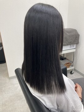 エルプラスヘアー(L+hair) 絹髪再現　美髪ストレートヘア（30代後半・くせ毛改善）