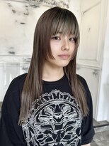 カムジーヘッドカミノウラ(COMEGHEAD KAMINOURA)&nbsp;ロングマッシュレイヤーデザインカラーダブルカラーブリーチ