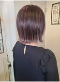 大人可愛い切りっぱなしボブ