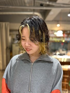 エッセ 大阪梅田茶屋町店(esse) ウルフパーマ×フェイスフレーミング