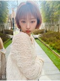 小顔マッシュボブ