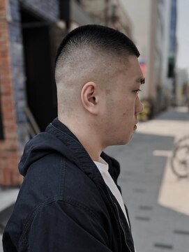 スリーセント 栄(3/cent) ボウズフェード/スキンフェード/ボウズ/バズフェード