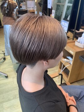 ジップ 緑店(zip) ショートマッシュ × 30代オシャレ感UP