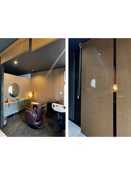 和風サロンで癒し空間♪一人ひとりに寄り添った施術を心がけています◎髪のお悩みぜひご相談ください！