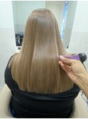白髪染め履歴、ハイライト履歴からのミルクティーベージュ