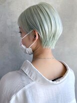 シオン(shion)&nbsp;似合わせカットホワイトブロンドフェザーショート_ba324003