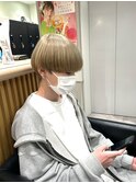カラー/ブリーチ／メンズ／ダブルカラー/ブリーチカラー／眉毛