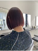 ボブ/ミニボブ/切りっぱなしボブ/イルミナカラー