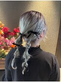 ヘアアレンジ/レイヤーカット/エクステ/暖色カラー[天文館]