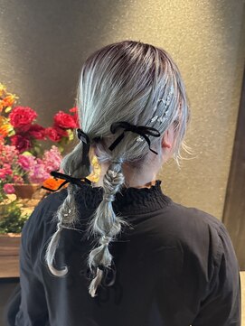 ベル(belle) ヘアアレンジ/レイヤーカット/エクステ/暖色カラー[天文館]