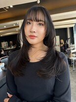 ウェイビーズ(WAVY'S)&nbsp;xカット/ホワイトグレージュ/レイヤーカット/チェリーブラウン