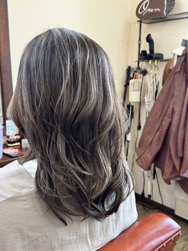 チョコレート(chocolate) 髪質改善ハイライト白髪ぼかし