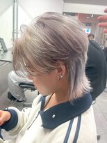 ワンズナゴヤ 名古屋栄店(ONE's NAGOYA) スペインカールスパイキーショートブルーブラックフェザーパーマ