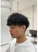 動きと立体感のツイストスパイラルパーマ【三軒茶屋】