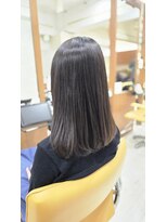 エンシニータス(Encinitas)&nbsp;ツヤカラー×ワンレンカット