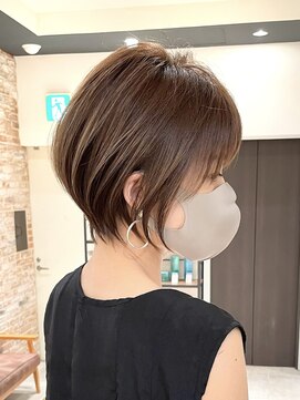 バンプ ギンザ(BUMP GINZA) 30代40代50代ショート白髪ぼかしハイライト秋色透明感カラー er