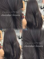 アマトウキョウスマートサロン(AMA TOKYO×Smart Salon) 韓国ヘア 透明感カラー チョコレートブラウン