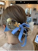 成人式、卒業式に和装ヘアセット