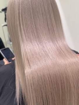 ワンカラー/ブリーチカラー/髪質改善/ハイトーンカラー