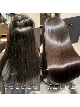 縮毛矯正/髪質改善/髪質改善カラー/弱酸性/恵比寿