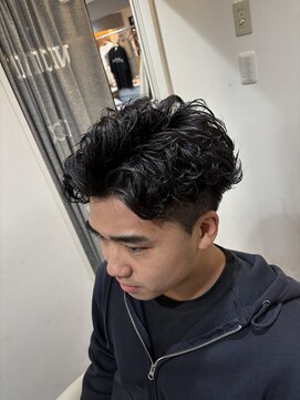 MEN’S HAIR/波巻ツイストスパイラル/フェザーパーマ/船橋