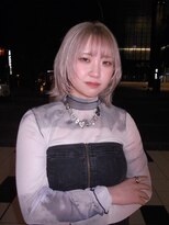 ソレイユトウキョウシブヤ(SOLEIL TOKYO shibuya)&nbsp;ボブレイヤーホワイトミルクティーベージュ