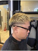【IRIE HAIR福岡】スキンフェード×ブリーチ