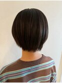 丸みショートボブ×大人ナチュラルコンパクトショート