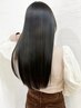 【ナチュラルにサラッと】似合わせカット+コスメストレート+TM ￥18,216