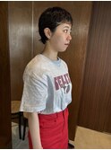 癖毛風ショート