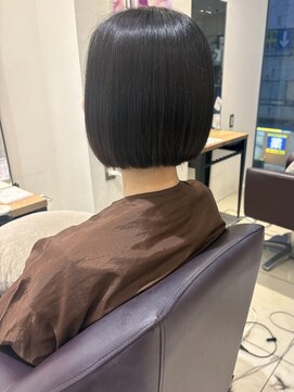 ビーバイシージャストビューティー(B by C just beauty) タッセルボブ　髪質改善ストレート　内巻き