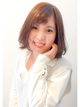 ビレントル(BRENTL) 柔らかく動くナチュラルボブスタイル