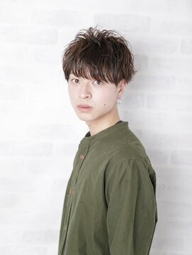 ルルディ バイ アフロディーテ銀座(luludi by APHRODITE) 束感ショート/波巻き/ハイライト/ツーブロックマッシュ/銀座