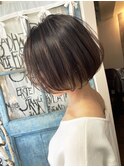 丸みショートボブ