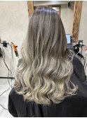 グレーベージュニュアンスカラーアッシュミルクティー