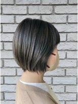 オーガニックエコ 川越(organic+eco)&nbsp;大人かっこいいハイライト×グレージュ×ショートボブ