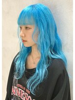 ディーン 名駅店(DEAN) ブリーチカラー ダブルカラー 水色 ハイトーン 