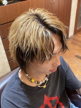 ジエクト カナウ(The Ect canow) メンズライクモテるウルフカット束感センターパートイケてる