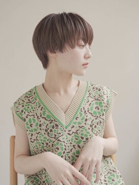 ムク 甲府(muku.) 前髪/小顔に見せるヘア/ココアベージュ/オリーブグレー[甲府駅]