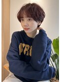 Lond.海気　大人丸みショート　ショートパーマ