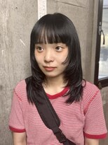 アジリ(agili) レイヤーカット/韓国/艶髪/ハッシュカット/ミディアムレイヤー