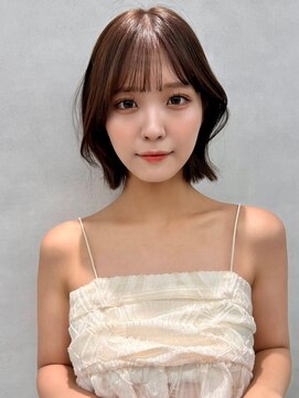 エジョン 幡ヶ谷店(Aejon) イメチェン/似合わせカット/フルバング/レッドブラウン/新宿